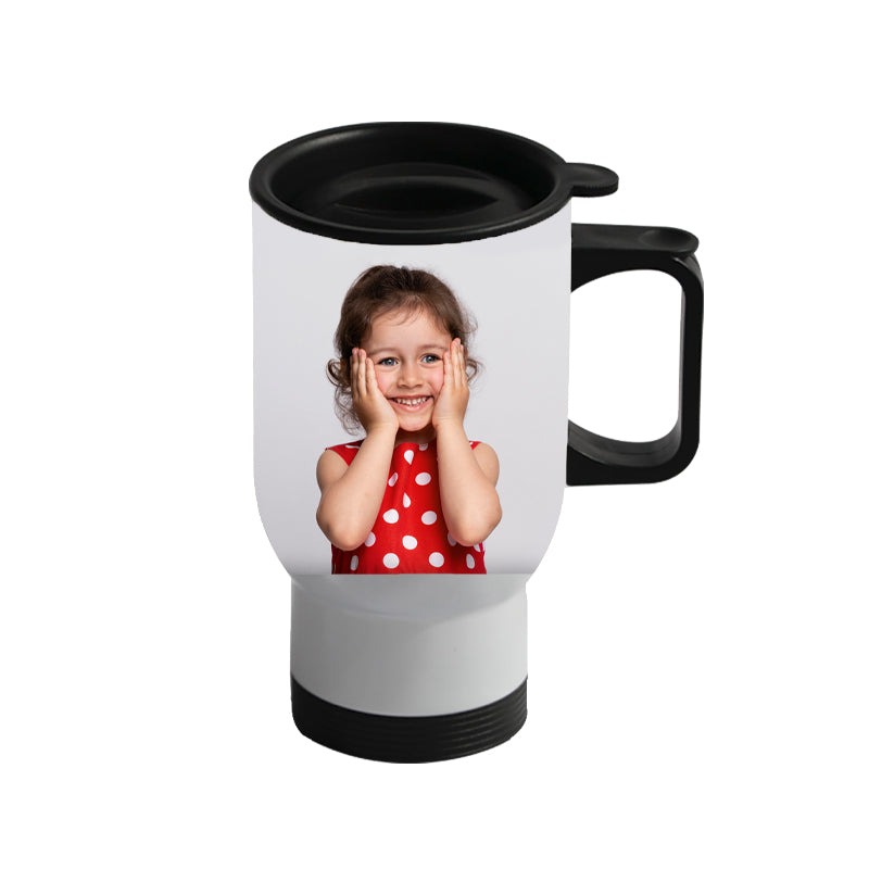 Travel mug with holder